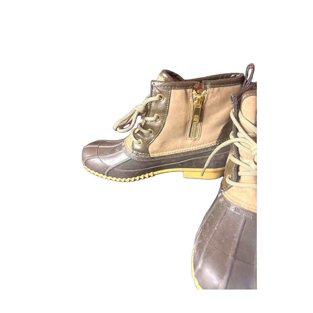 Tommy Hilfiger Twregal-C Women's Brown Tan Duck Rain Boots Size 7M - Picture 2 of 10